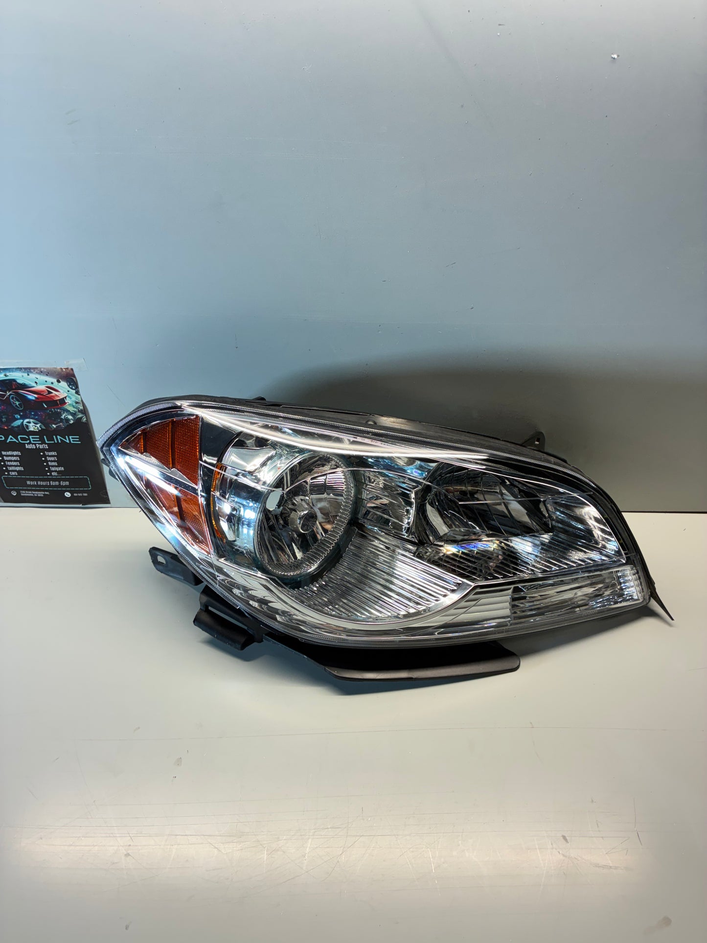 2008-12 Chevy Malibu Right Passenger Side Chrome Housing Halogen Headlight&nbsp;