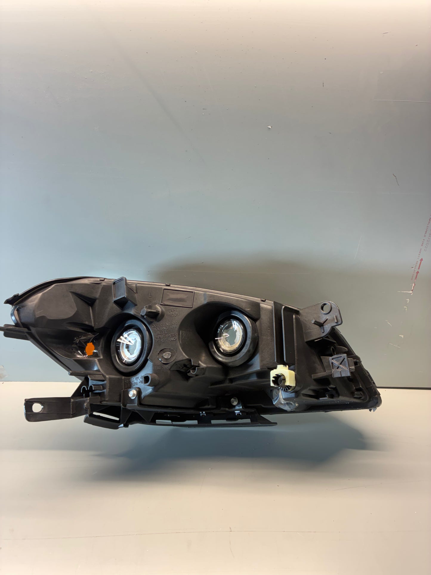 2008-12 Chevy Malibu Left Driver Side Chrome Housing Halogen Headlight