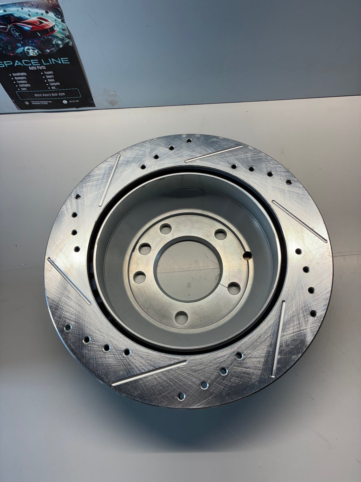 2013-17 Audi Q7 Rear Brake Right Passenger Side Rotor Disc