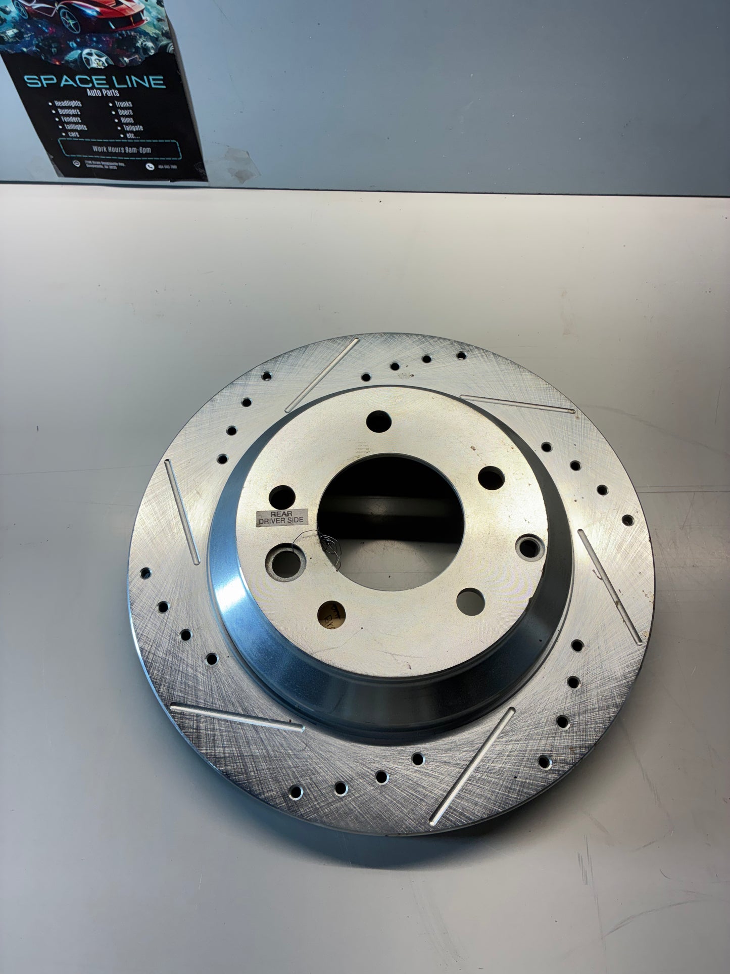 2013-17 Audi Q7 Rear Brake Left Driver Side Rotor Disc