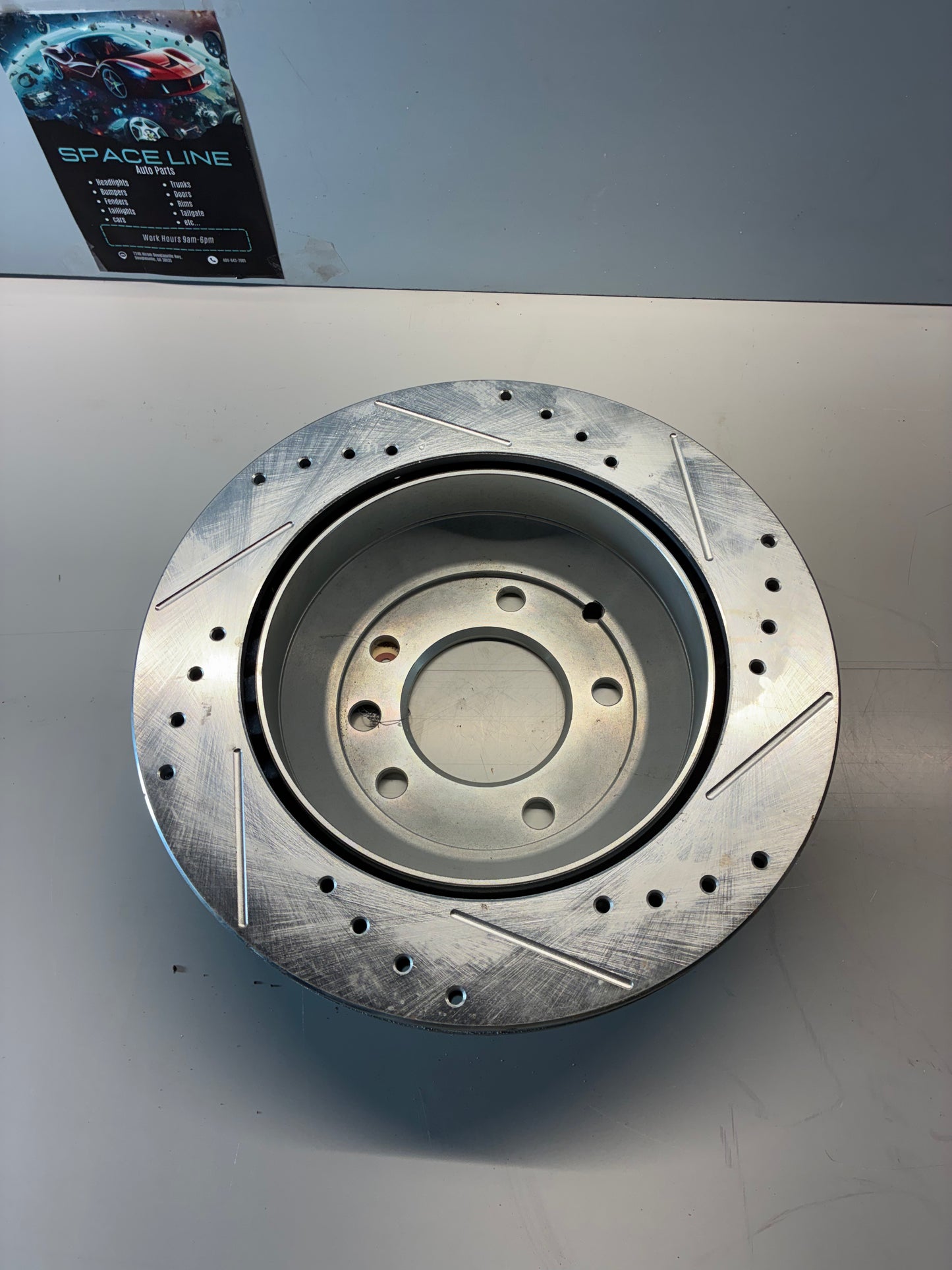 2013-17 Audi Q7 Rear Brake Left Driver Side Rotor Disc