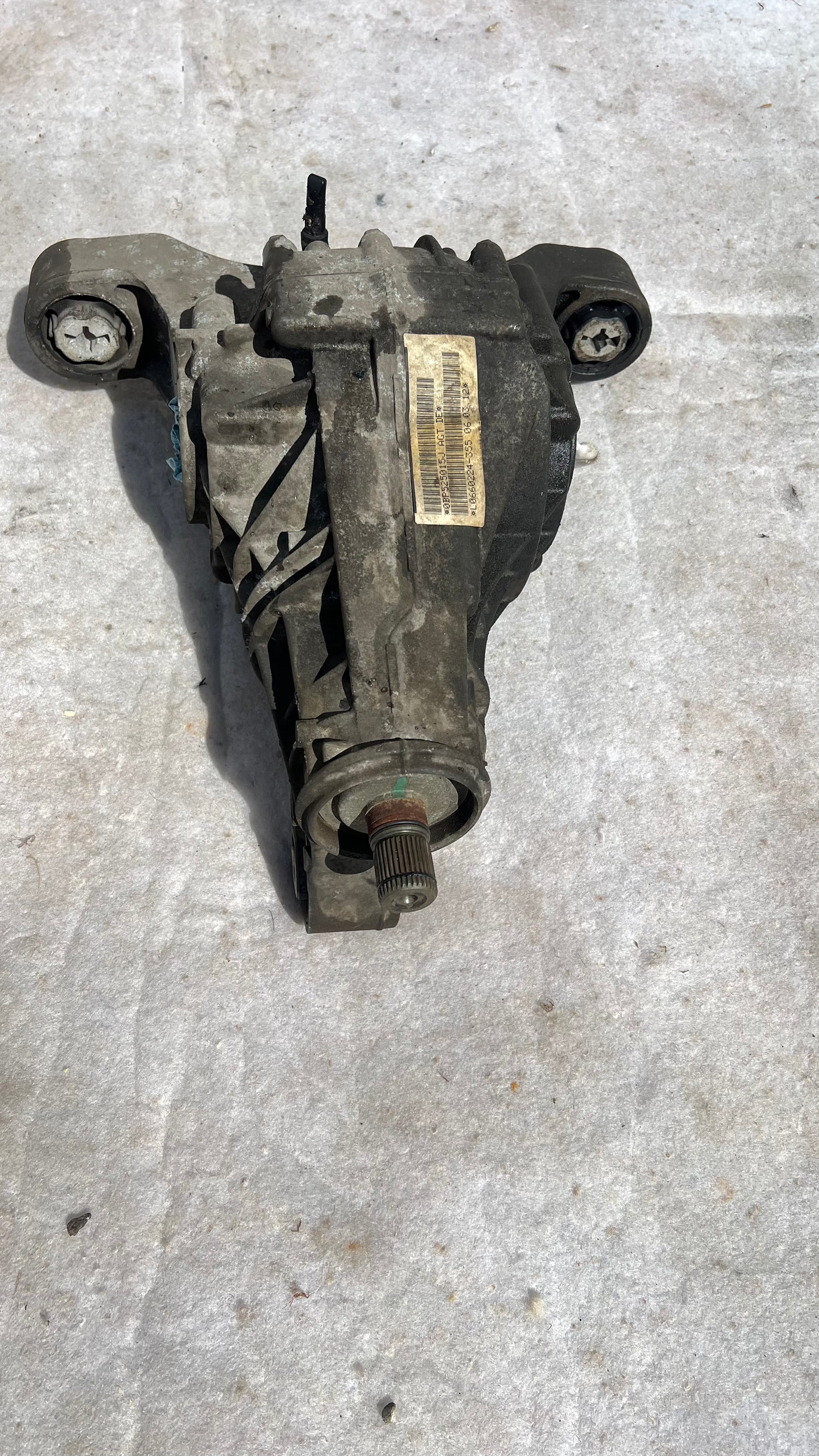 2011-18 Audi Q7 Rear Differential Carrier Assembly OEM